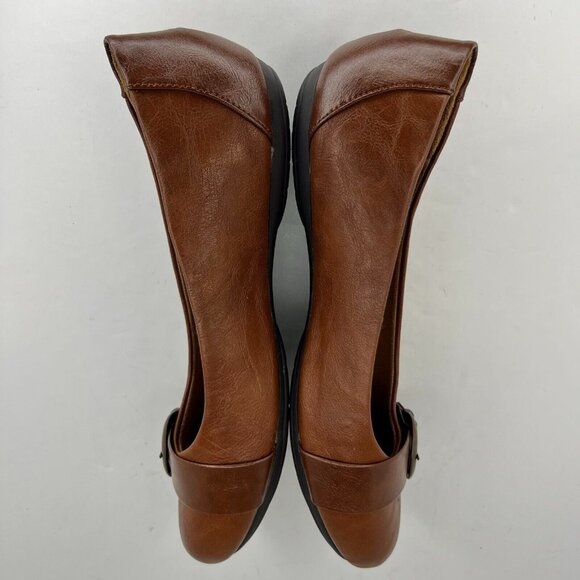 Euro Soft Womens CBW022 Brown Slip On Round Toe Low Solid Size 9.5M Ballet Flats - Picture 6 of 9